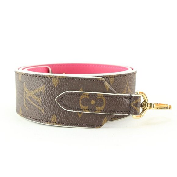 Louis Vuitton Monogram x Fuchsia Reversible Guitar Strap Shoulder 1LK0216 main image 12